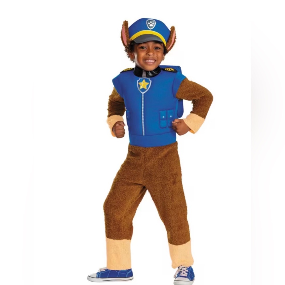 Disguise Paw patrol Chase deluxe toddler costume. NWT various sizes(pp)